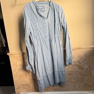 Light Blue Denim Dress